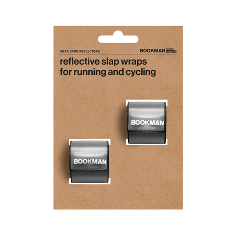 Reflexer BOOKMAN Reflective Snap Bands -heijastinnauhat käsivarsiin ja jalkoihin, musta