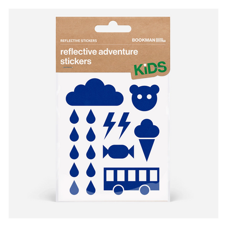 Heijastintarrat lapsille BOOKMAN Reflective Adventure Stickers, Green