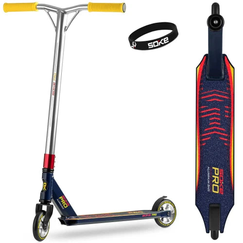 Stuntsparkcykel SOKE PRO, lila-röd