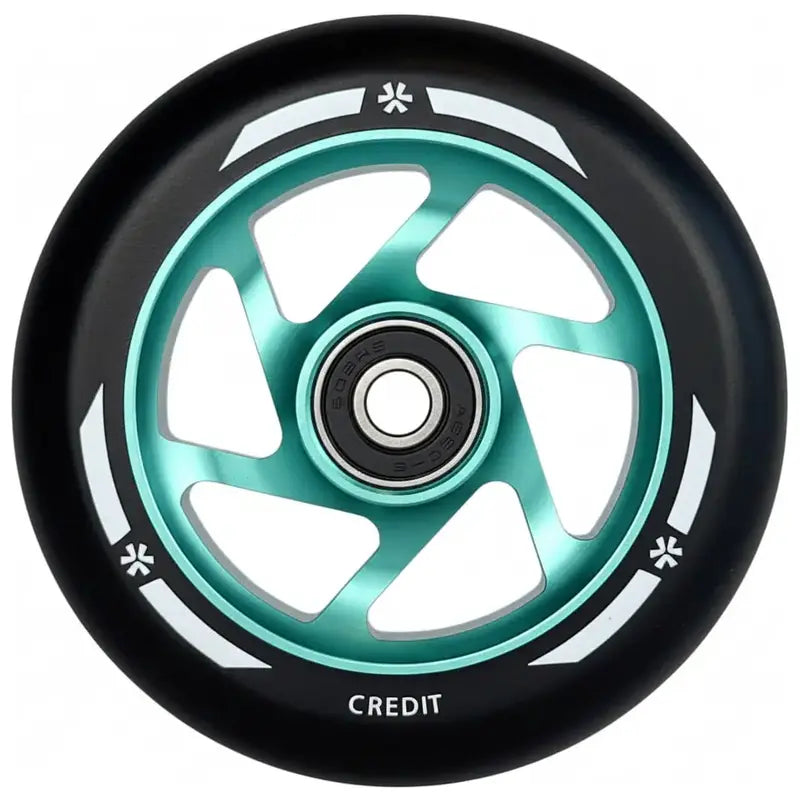 Hjul till sparkcykel Union Credit V2 Pro Scooter Wheel 100mm Blue/Black