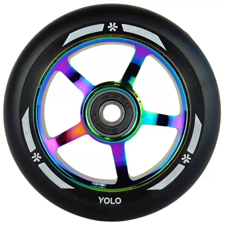 Scooterin pyörä Union Yolo Scooterin pyörä 100mm Musta/Neochrome