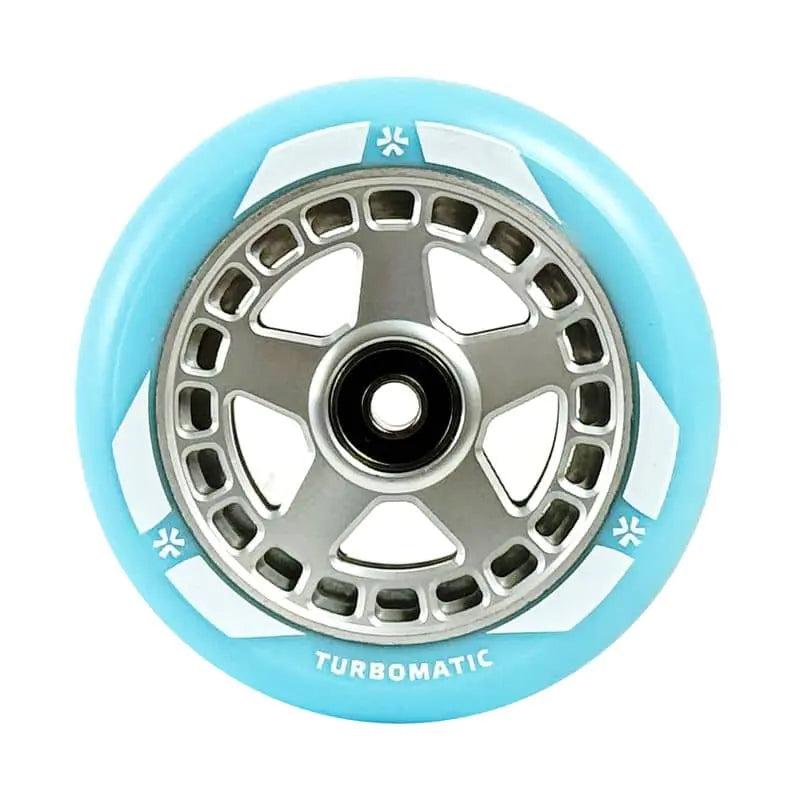 Hjul till sparkcykel Union Turbomatic V2 Pro Scooter Wheel 110mm Blue/Silver