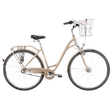 Cykel ROMET Art Deco Classic, med främre korg, beige