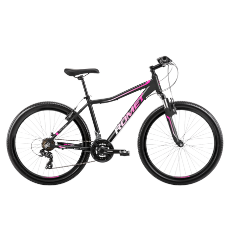 Nuorten polkupyörä ROMET Jolene 6.0, 26" musta-pinkki