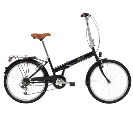 Hopfällbar cykel ROMET Jubilat ECO, svart