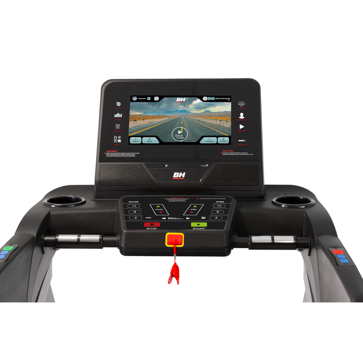 Treadmill BH FITNESS RS1200 Multimedia