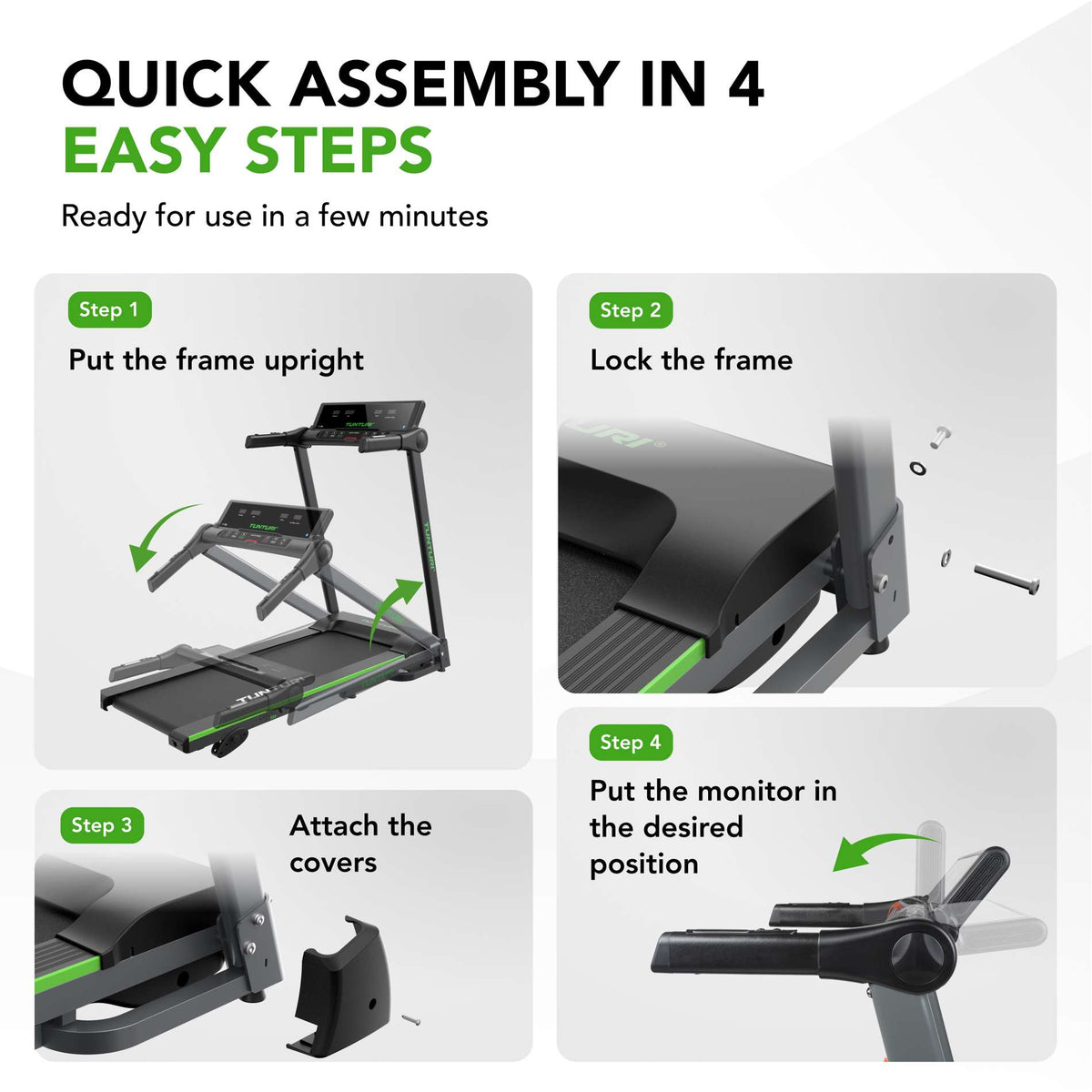 Treadmill TUNTURI Cardio Fit T25