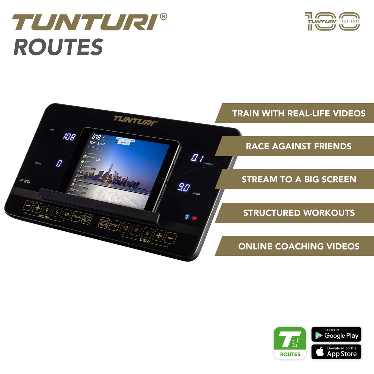 Löpband TUNTURI Centuri Performance T100