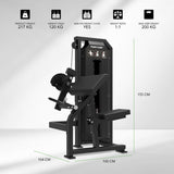TUNTURI Platinum - Bicep Curl Strength Station - Selectorized - V-Series
