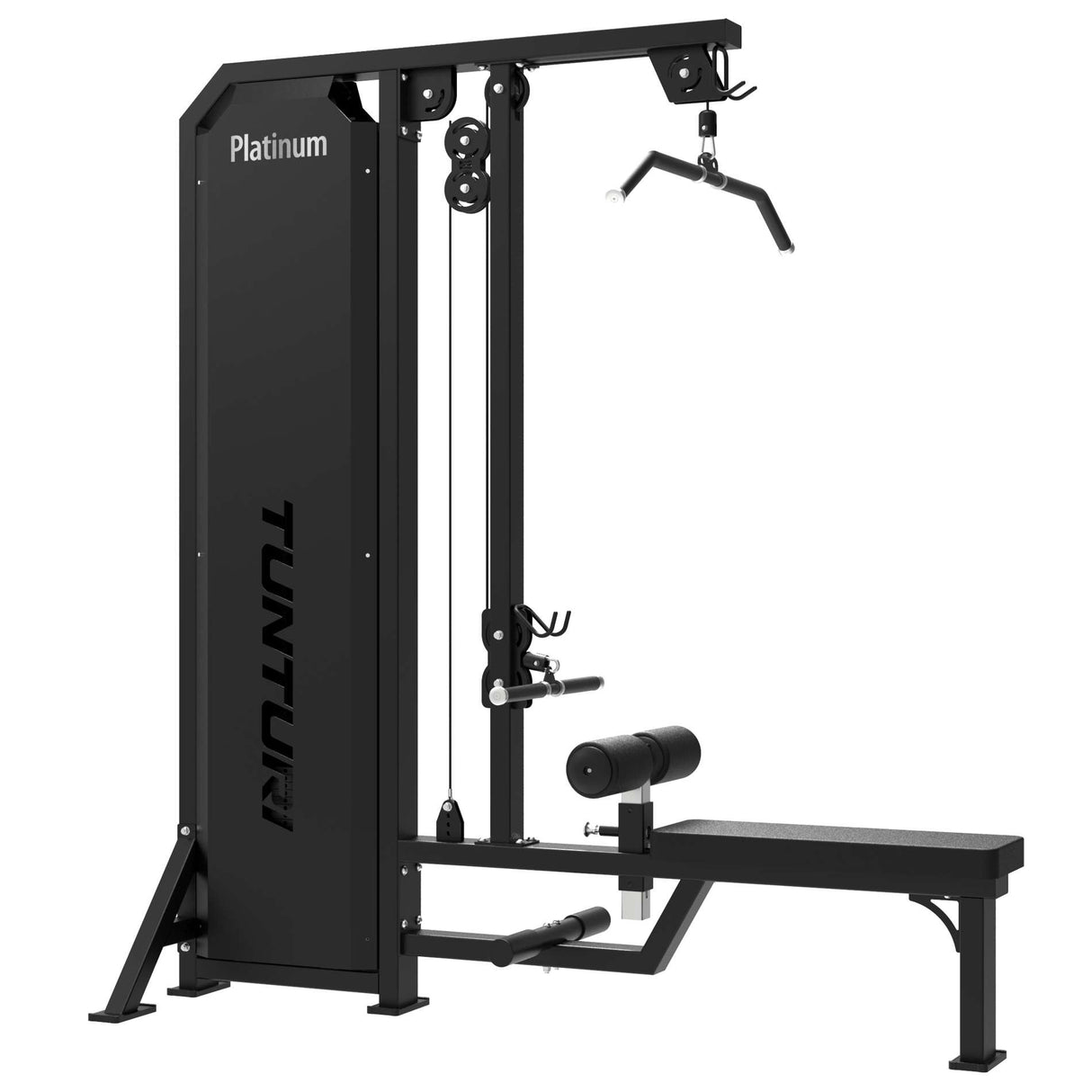 TUNTURI Platinum - Dubbel Latsdrag/Rodd - Viktmagasin - V-Series