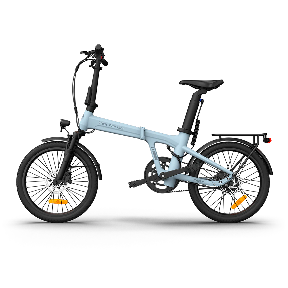 Elcykel ADO Air 20 PRO, hopfällbar, blå