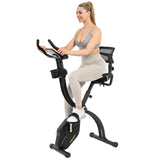 Kokoontaitettava kuntopyörä CHRISTOPEIT S-Bike Velo Fit, musta