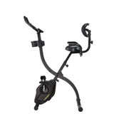 Kokoontaitettava kuntopyörä CHRISTOPEIT S-Bike Velo Fit, musta