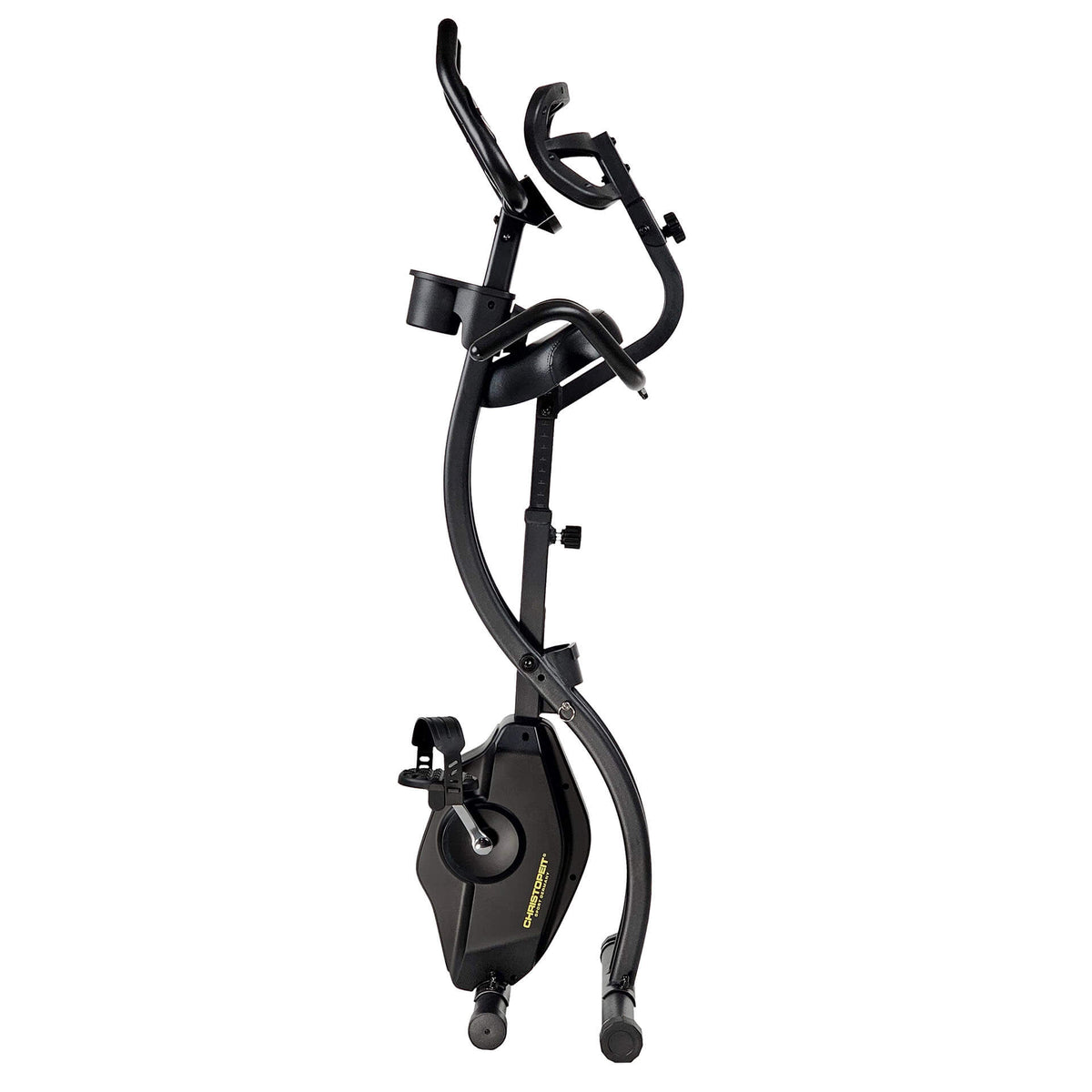 Kokoontaitettava kuntopyörä CHRISTOPEIT S-Bike Velo Fit, musta