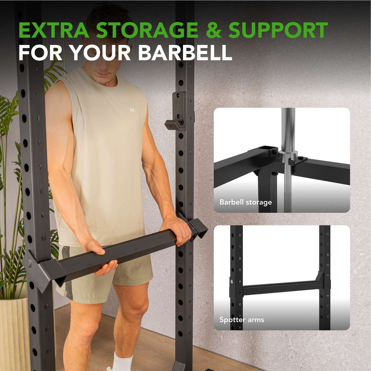Knäböjsställ TUNTURI PR60 Power Rack