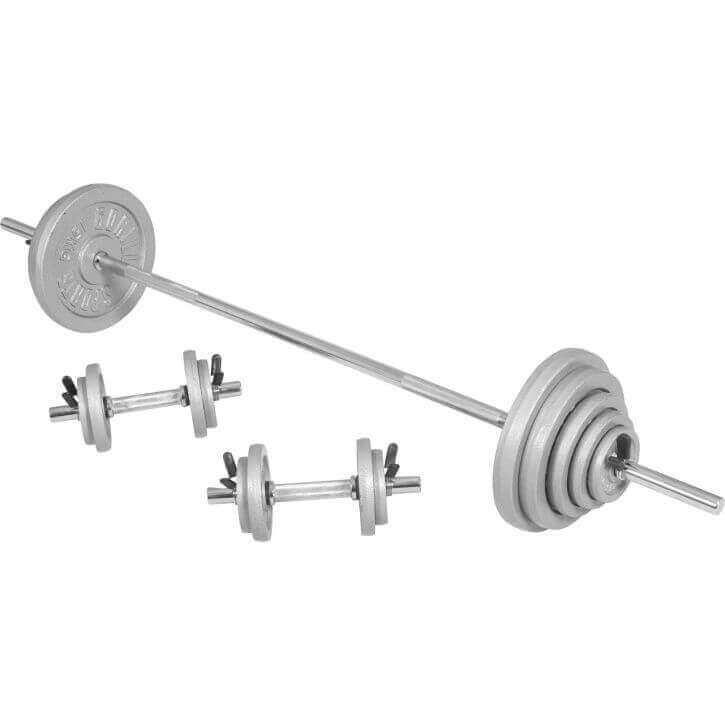 Skivstång Hantlar IRON Feder 100kg