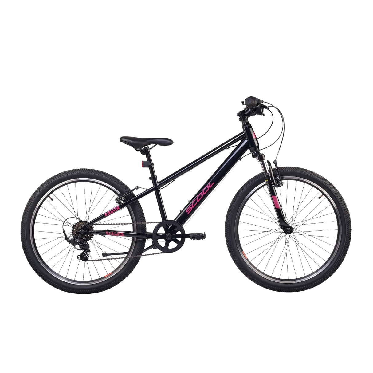 Barncykel S'COOL Xroc, 24" Oxid/Rosa