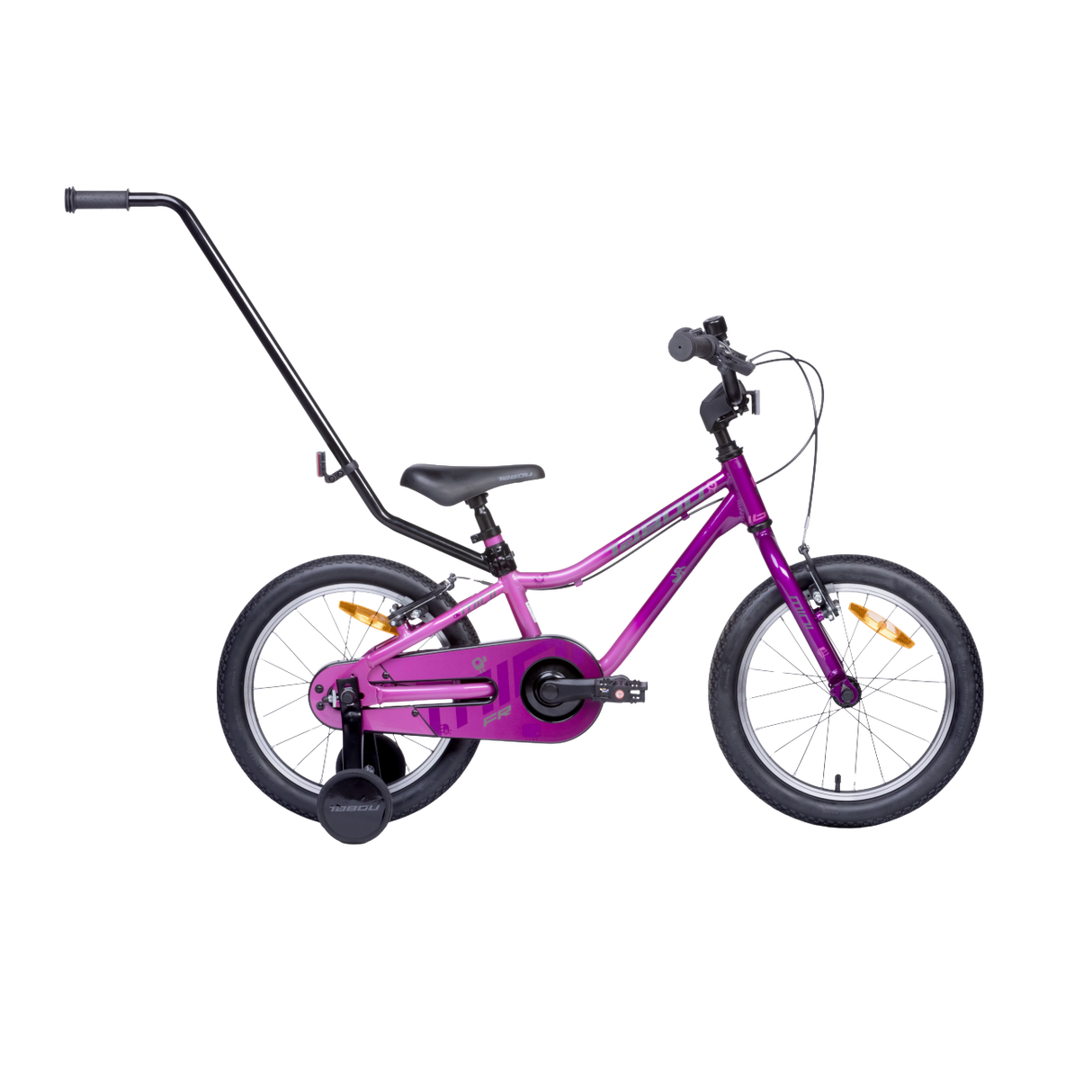 Lasten polkupyörä TABOU Mini FR, 18" pinkki-violetti
