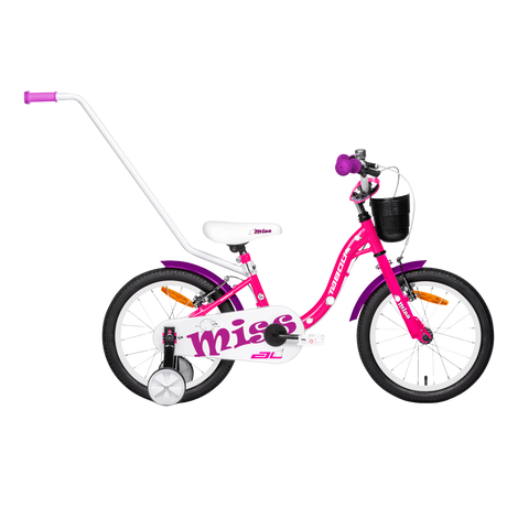 Barncykel TABOU Miss AL, 12" rosa-vit