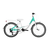 Barncykel TABOU Queen 20, vit-mint