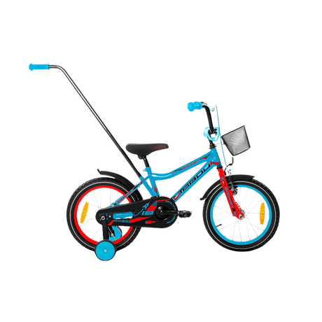 Lasten pyörä TABOU Rocket, 12" sinivihreä-punainen