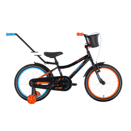 Lasten pyörä TABOU Rocket CS ALU, 20" musta-oranssi