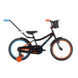 Lastenpyörä TABOU Rocket CS ALU, 18" musta-oranssi