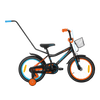 Lasten polkupyörä TABOU Rocket CS, 16" musta/oranssi