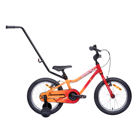 Barncykel TABOU Rocket FR, 12" röd-gul