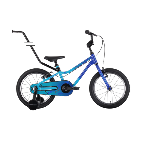 Lasten polkupyörä TABOU Rocket FR, 16" sinivihreä
