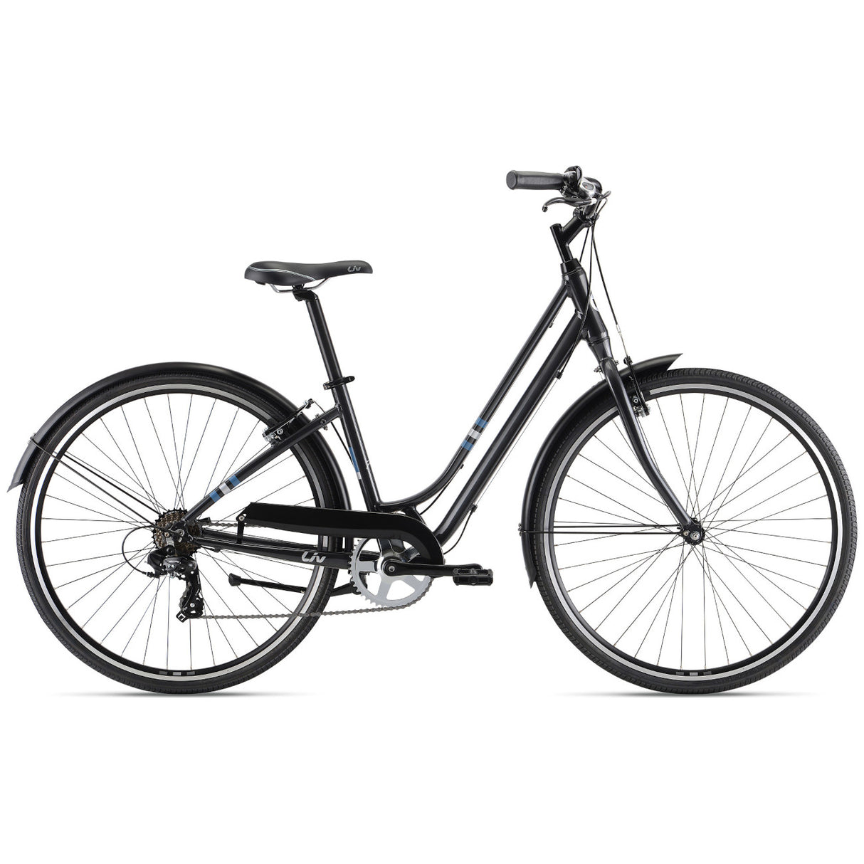 Naisten pyörä LIV Flourish 3, Gunmetal Black