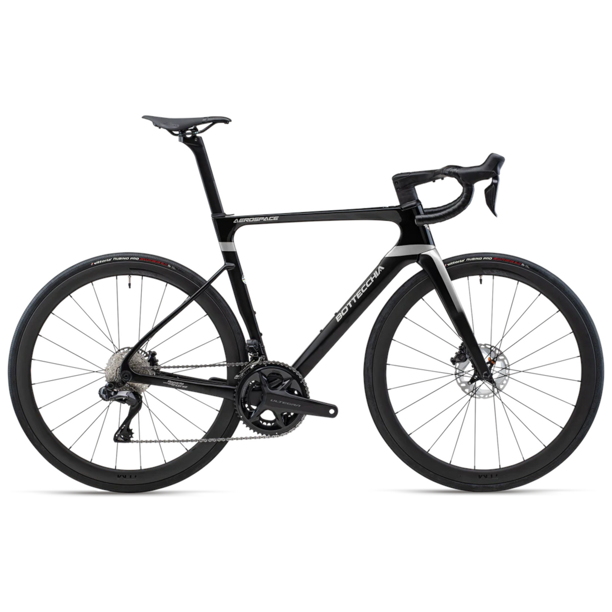 Landsvägscykel BOTTECCHIA Aerospace - Ultegra Di2 24s - B1 Nero Lucido