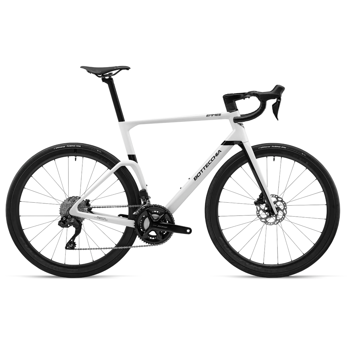 Racercykel BOTTECCHIA Emme 5 Shimano 105 Di2 24s D5 Glossy White