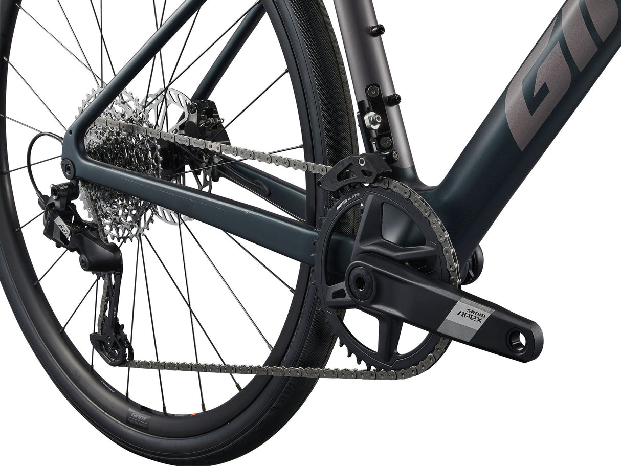 Road bike GIANT FastRoad AR Advanced 1, Asphalt Green