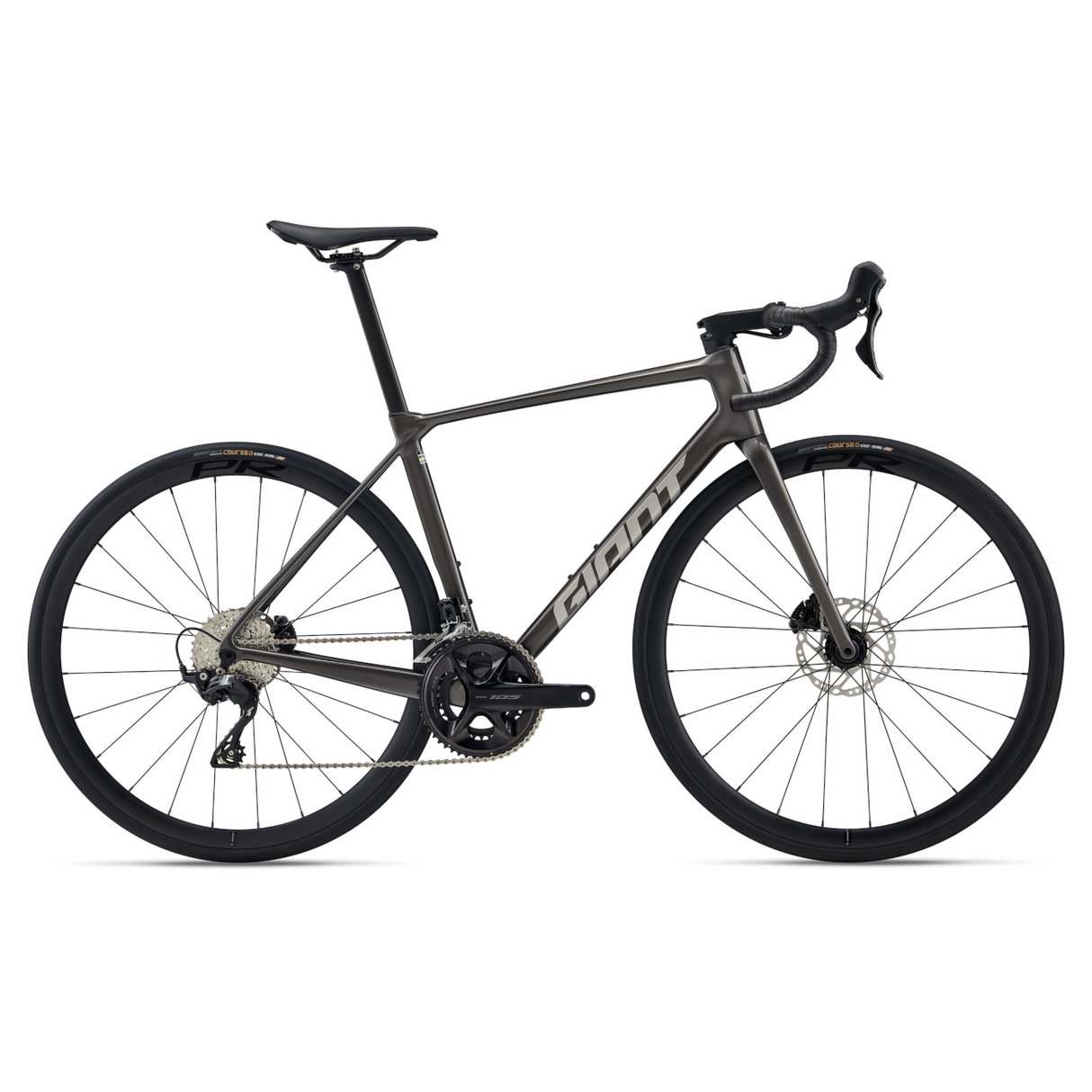 Landsvägscykel GIANT TCR Advanced 2 KOM (2026) Stealth Chrome