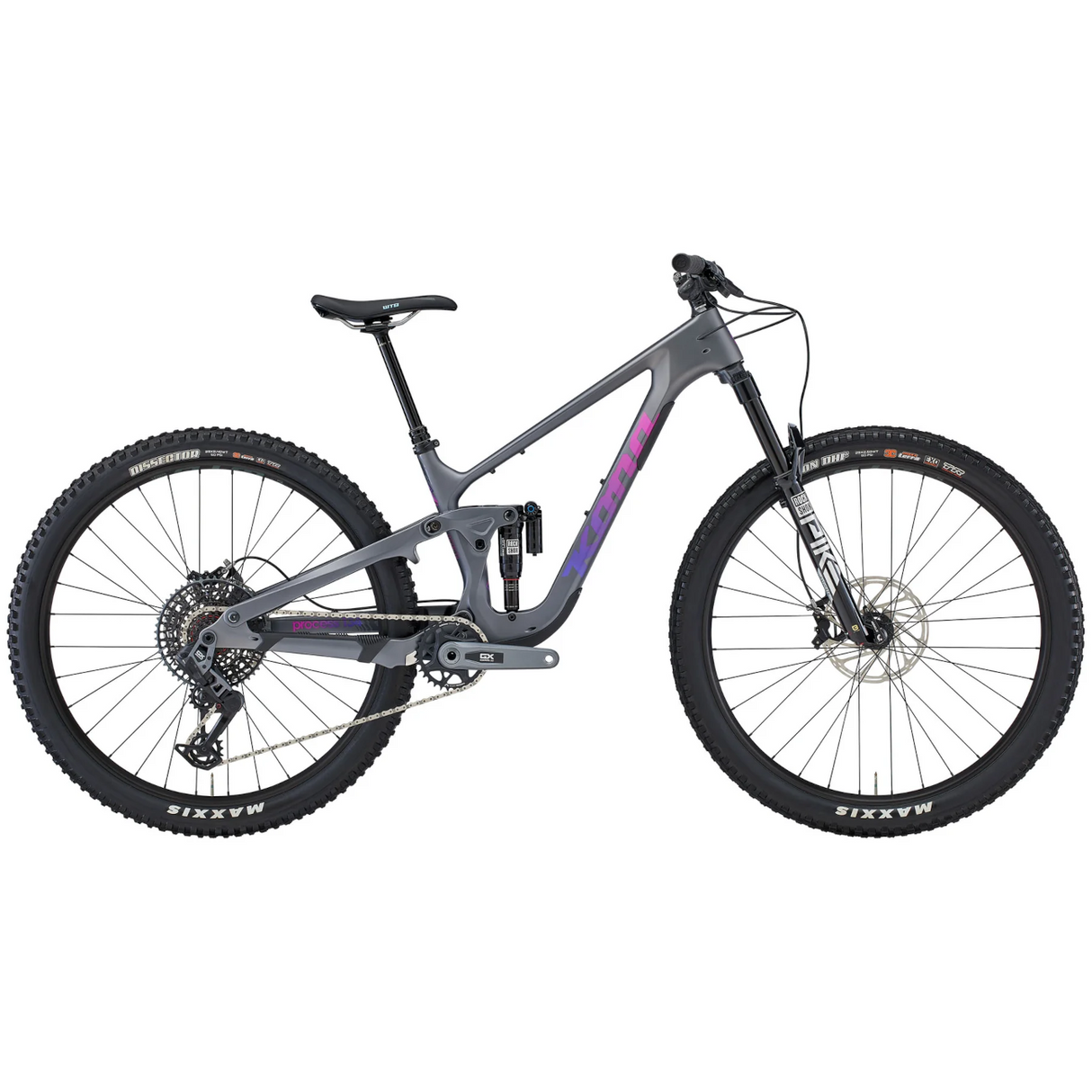 Mountainbike KONA Process 134 CR/DL G3, 29" Satin Metallic Charcoal (Purple)