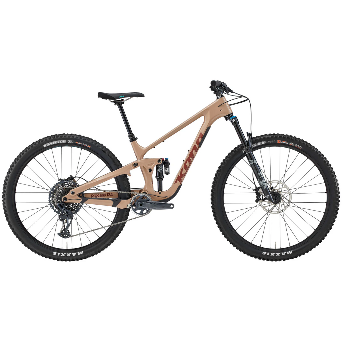 Mountain bike KONA Process 134 CR, Gloss Toffee (Brown)