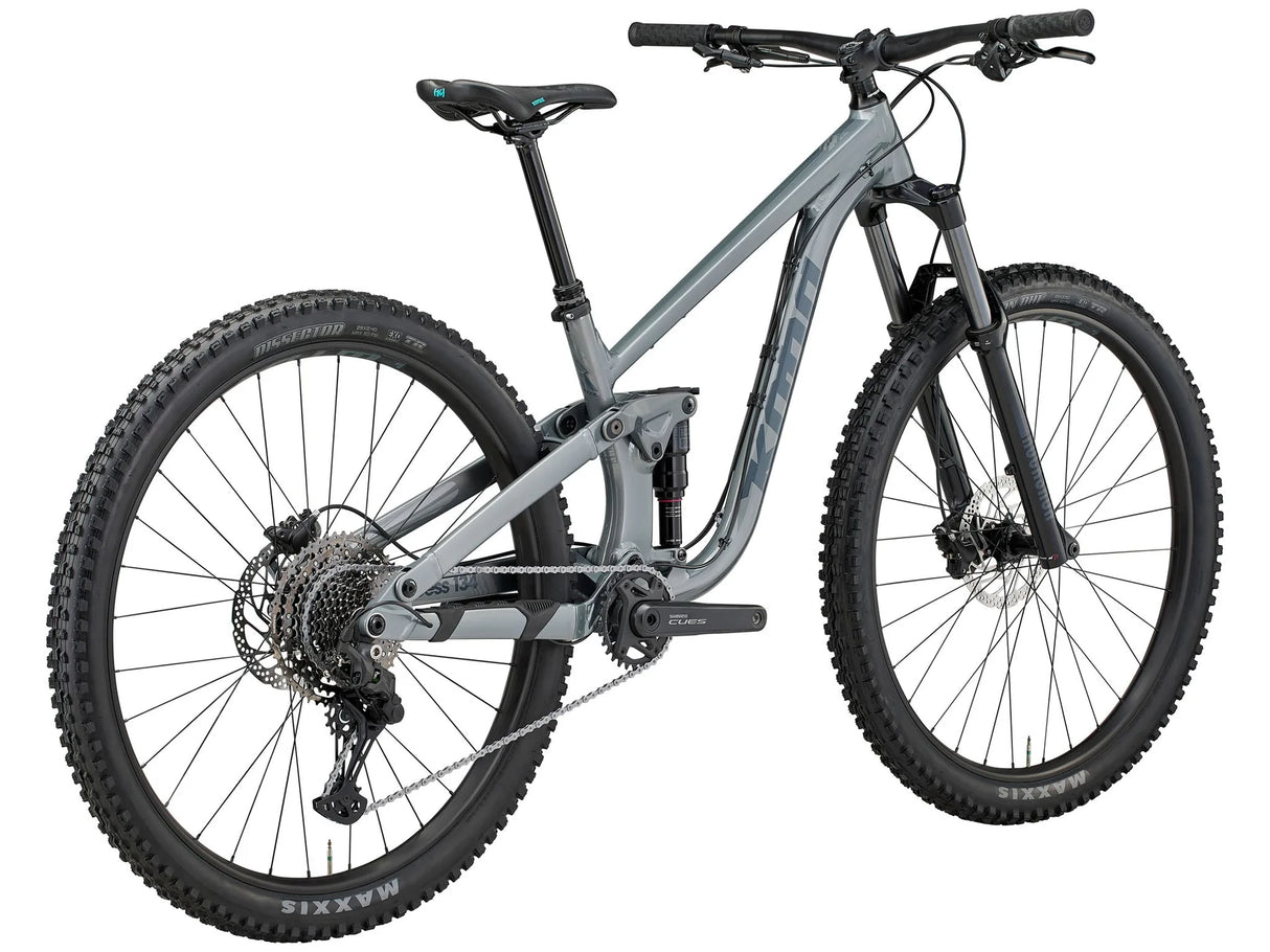 Mountainbike KONA Process 134, Gloss Metallic Faux Raw (Grå)