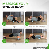 Massagerulle TUNTURI Yoga Grid Foam Roller, 33cm, Ljusblå
