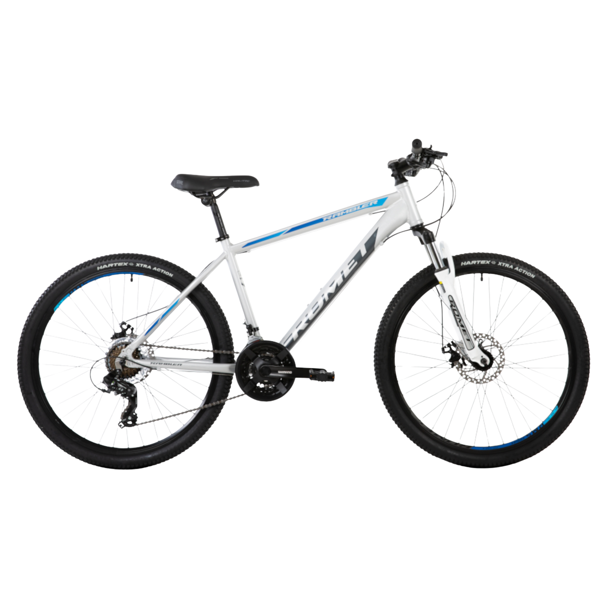 Nuorten polkupyörä ROMET Rambler R6.2 (2024) 26" 17" M, hopea-sininen