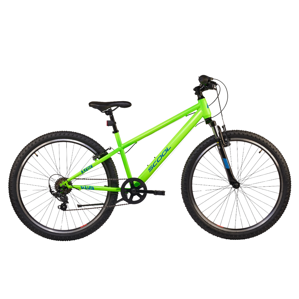Barncykel S'COOL Xroc, 26" Neon Grön/Ocean