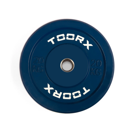 TOORX Bumper Plate Challenge, sininen, 50 mm, 20 kg