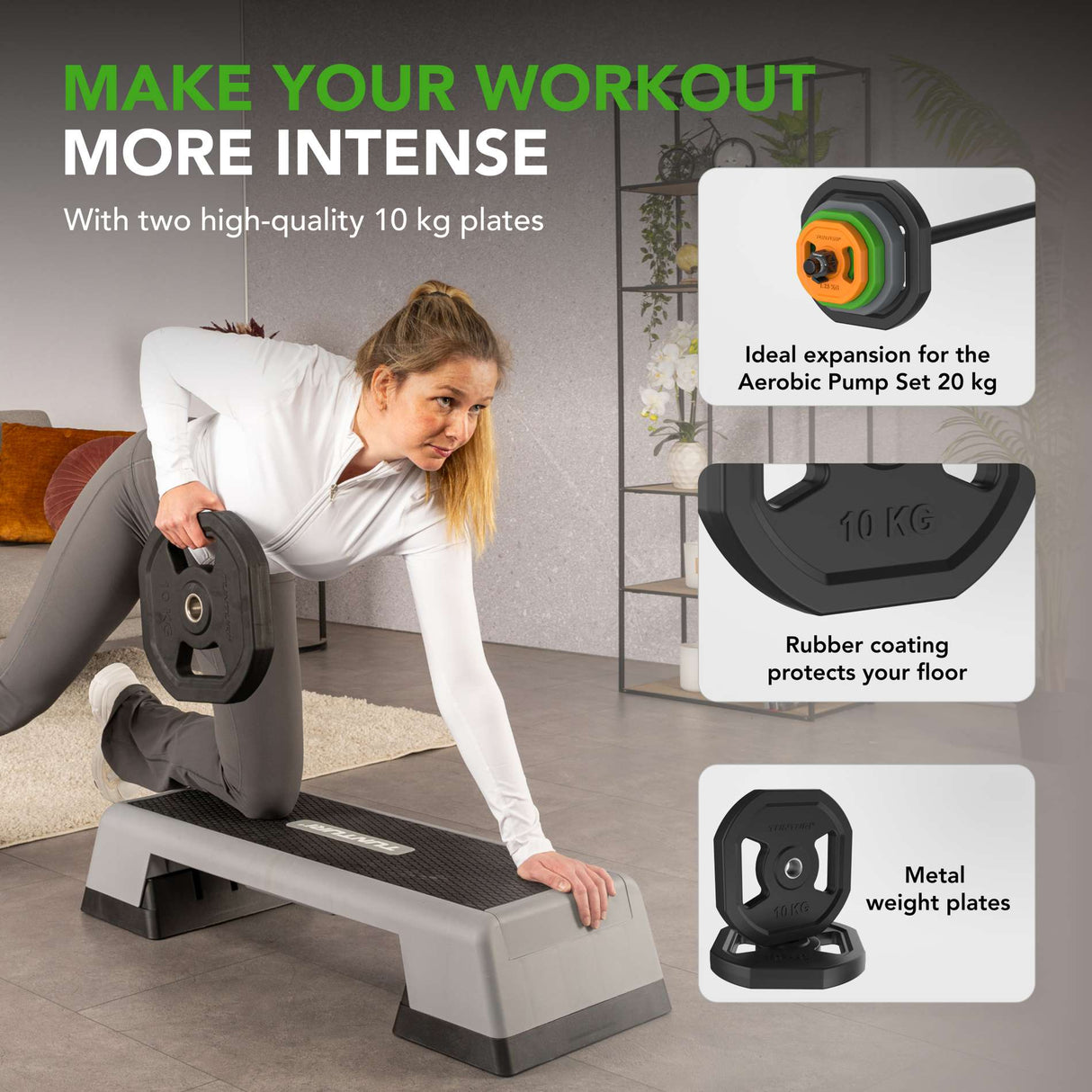 Levypainot TUNTURI Aerobic Pump Plates 10 kg