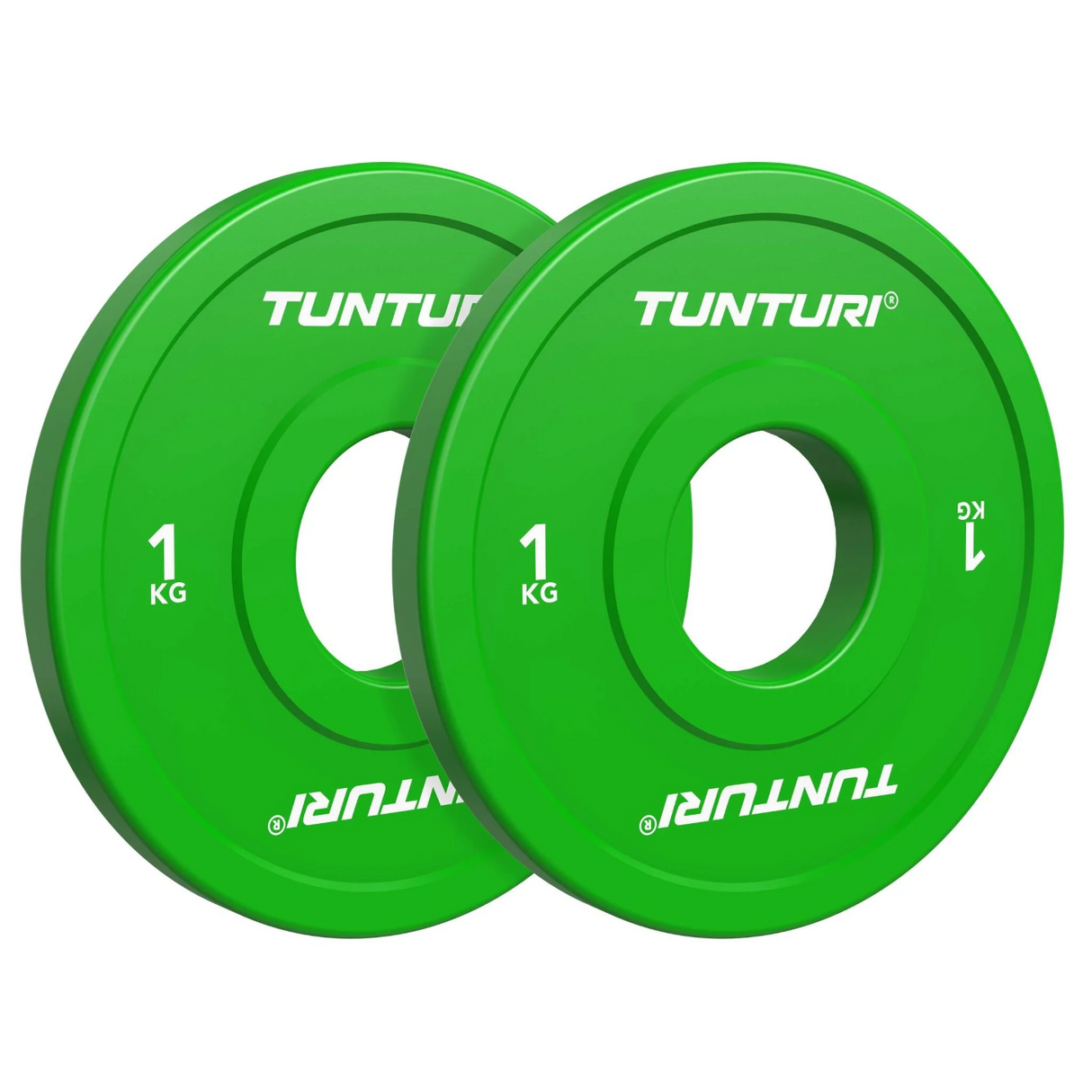 Viktskivor TUNTURI Platinum Fractional Plates, Blå, 50mm, 2 x 2 kg