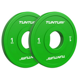 Viktskivor TUNTURI Platinum Fractional Plates, Blå, 50mm, 2 x 2 kg