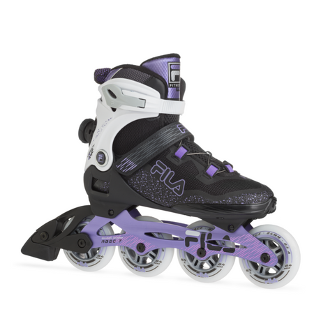 Rullaluistimet FILA Legacy QF Lady, Musta/Violetti