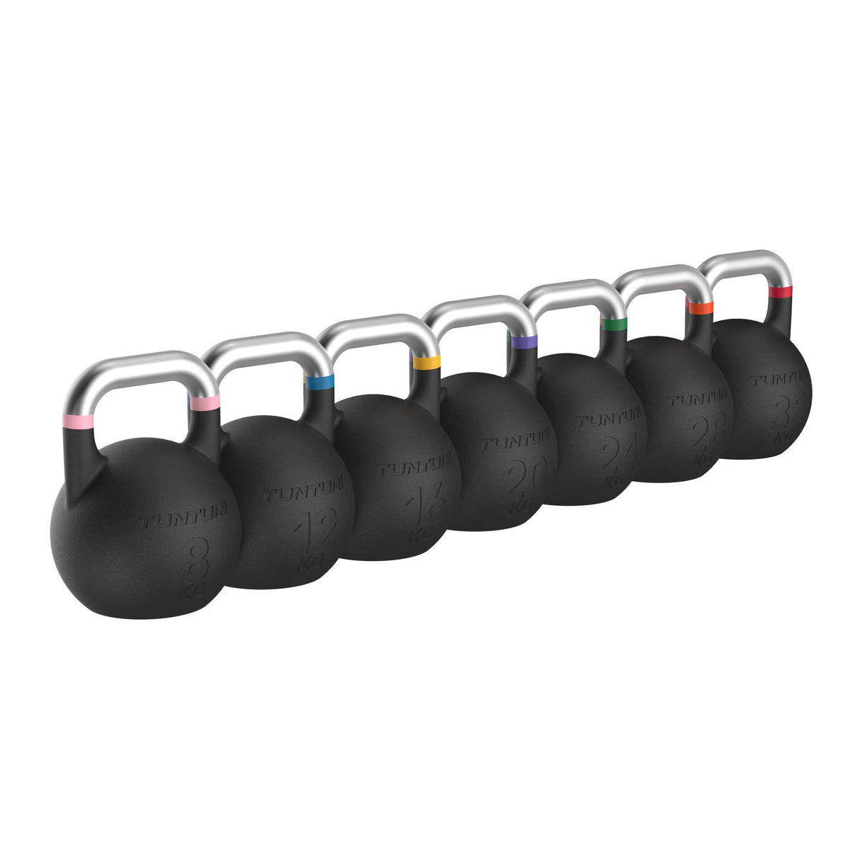 Kettlebell TUNTURI Platinum Competition, 12 kg