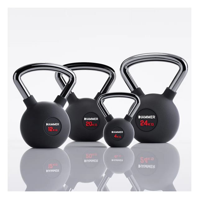 HAMMER Premium kettlebell 16 kg i svart
