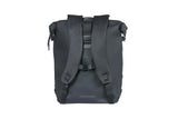 Ryggsäck med pakethållarfäste BASIL SoHo Nordlicht, 17 L, LED, svart