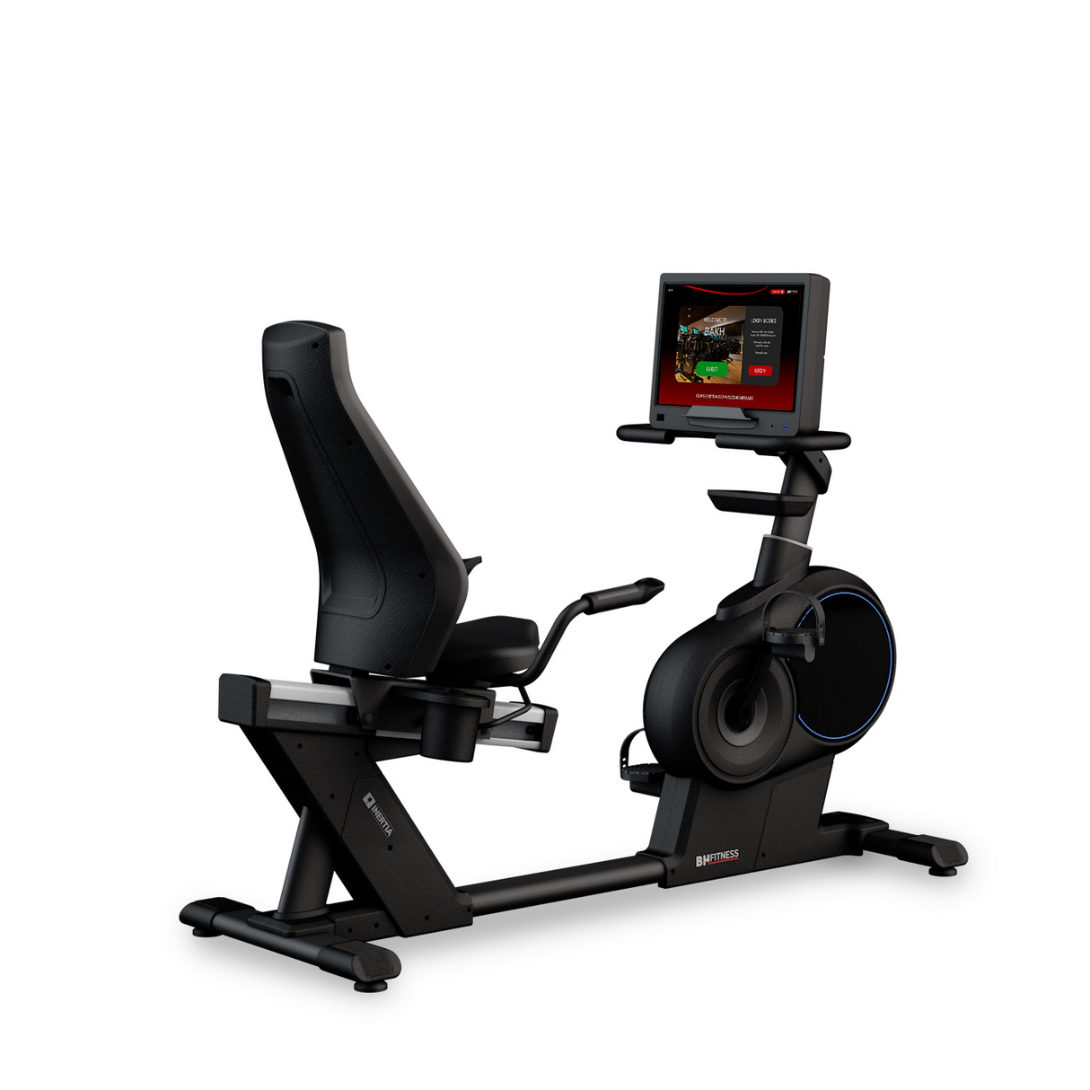 BH Fitness INERTIA Liggande motionscykel med ryggstöd